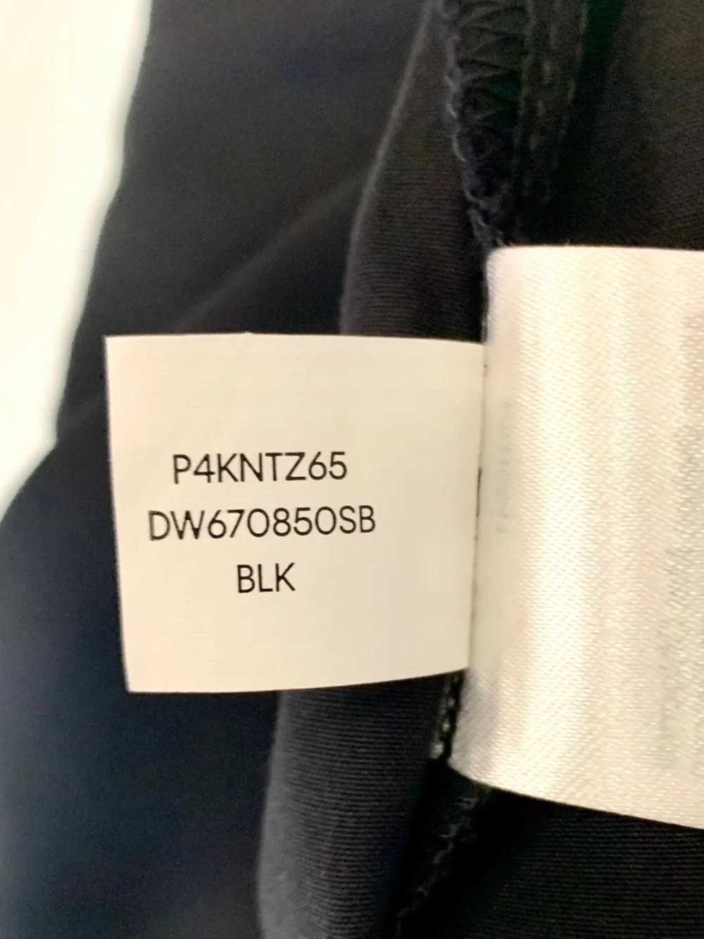 DKNY Black Cargo Wrap Mini Skirt Silver-Tone Detail/zippered closure Streetwear